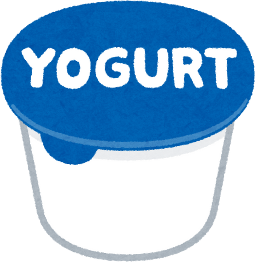Illustration of a Cup of Yogurt